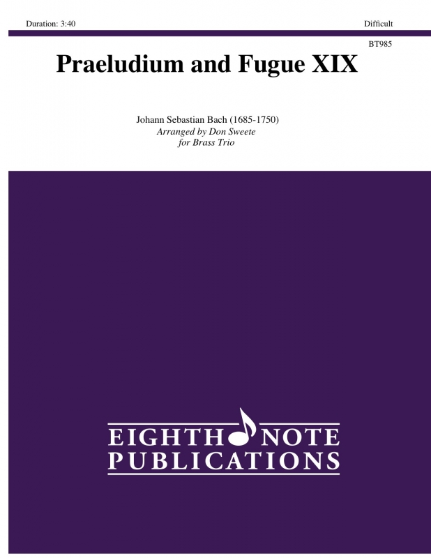 Praeludium and Fugue XIX